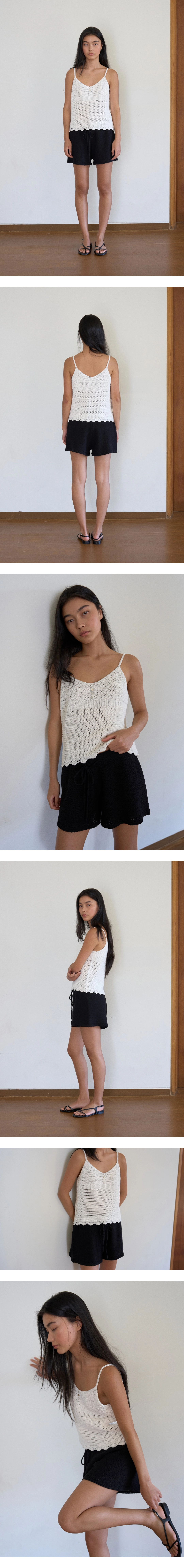 망고매니플리즈 SAHARA KNIT BUSTIER_IVORY 상품 이미지 2