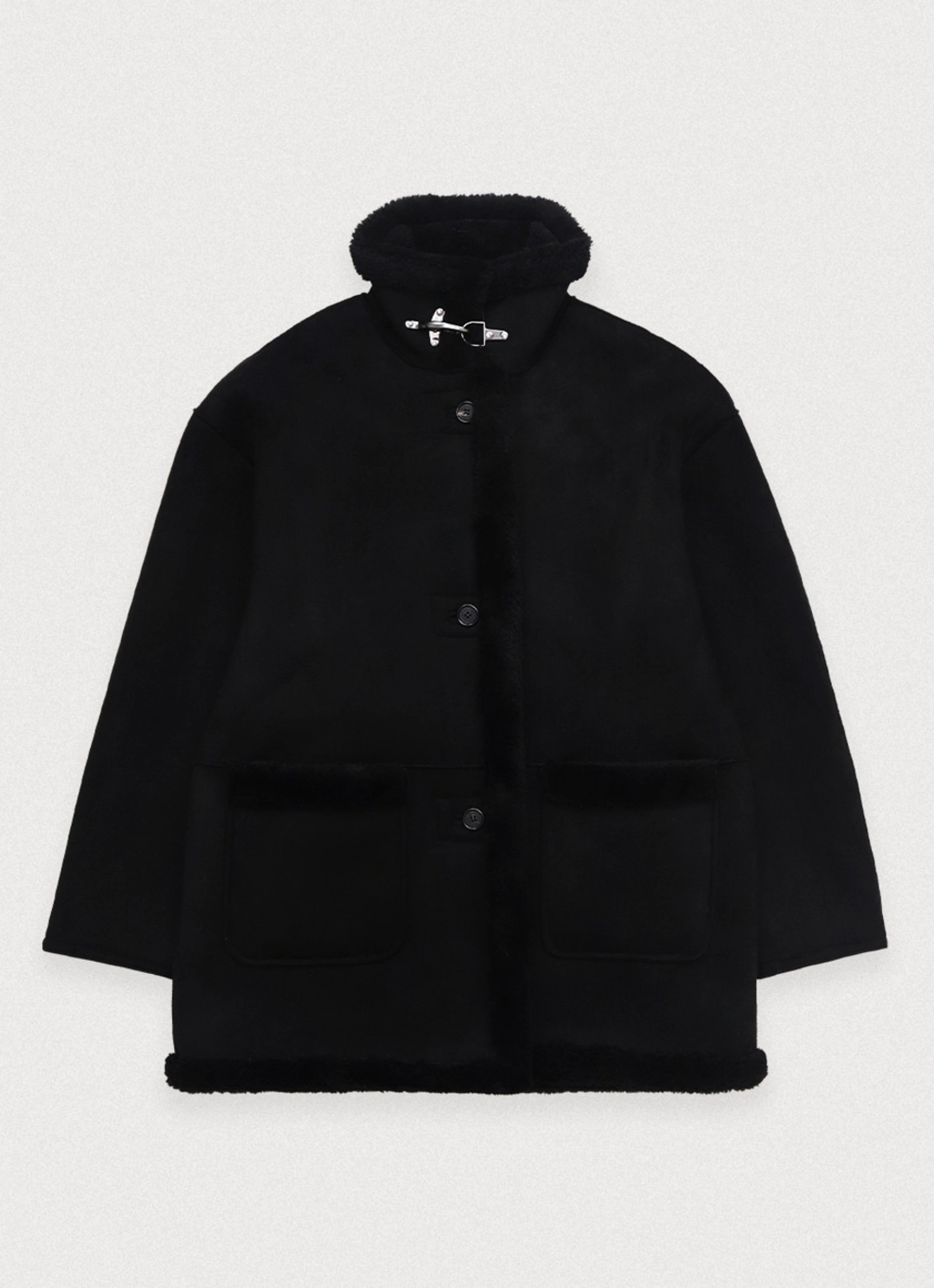 포에토 Benneti suede mustang - black 상품 이미지 3