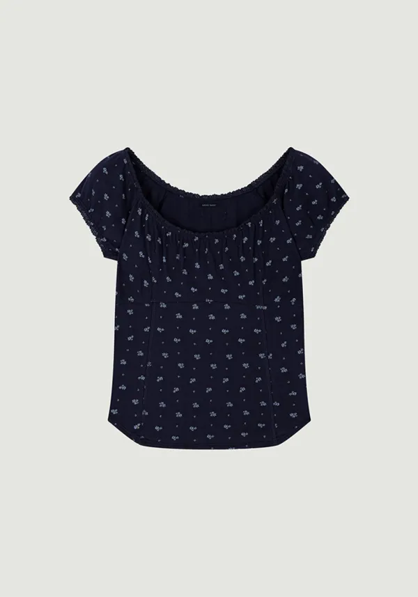GRVB_FLOWER U-NECK TOP