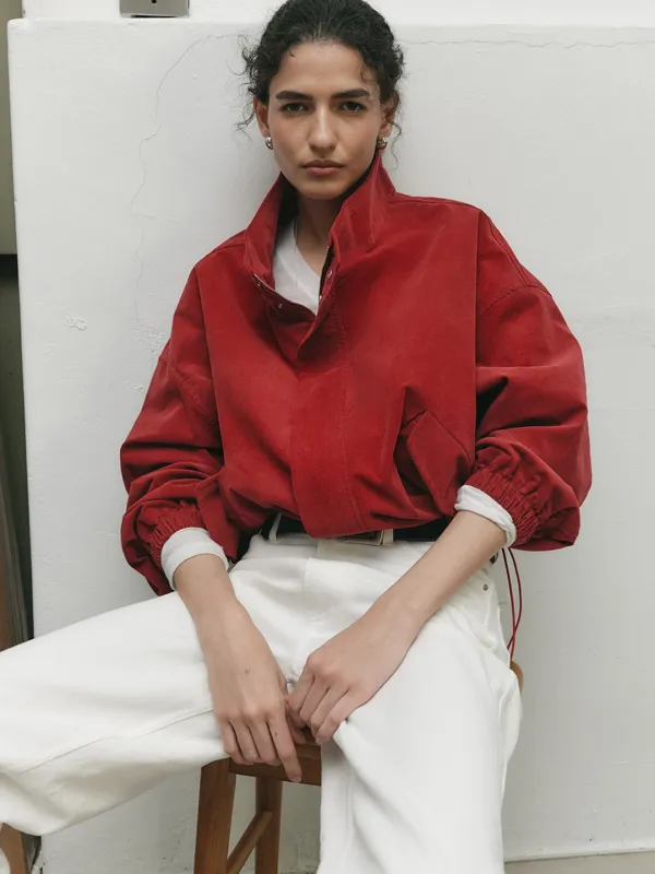 COLIN BLOUSON JACKET_RED