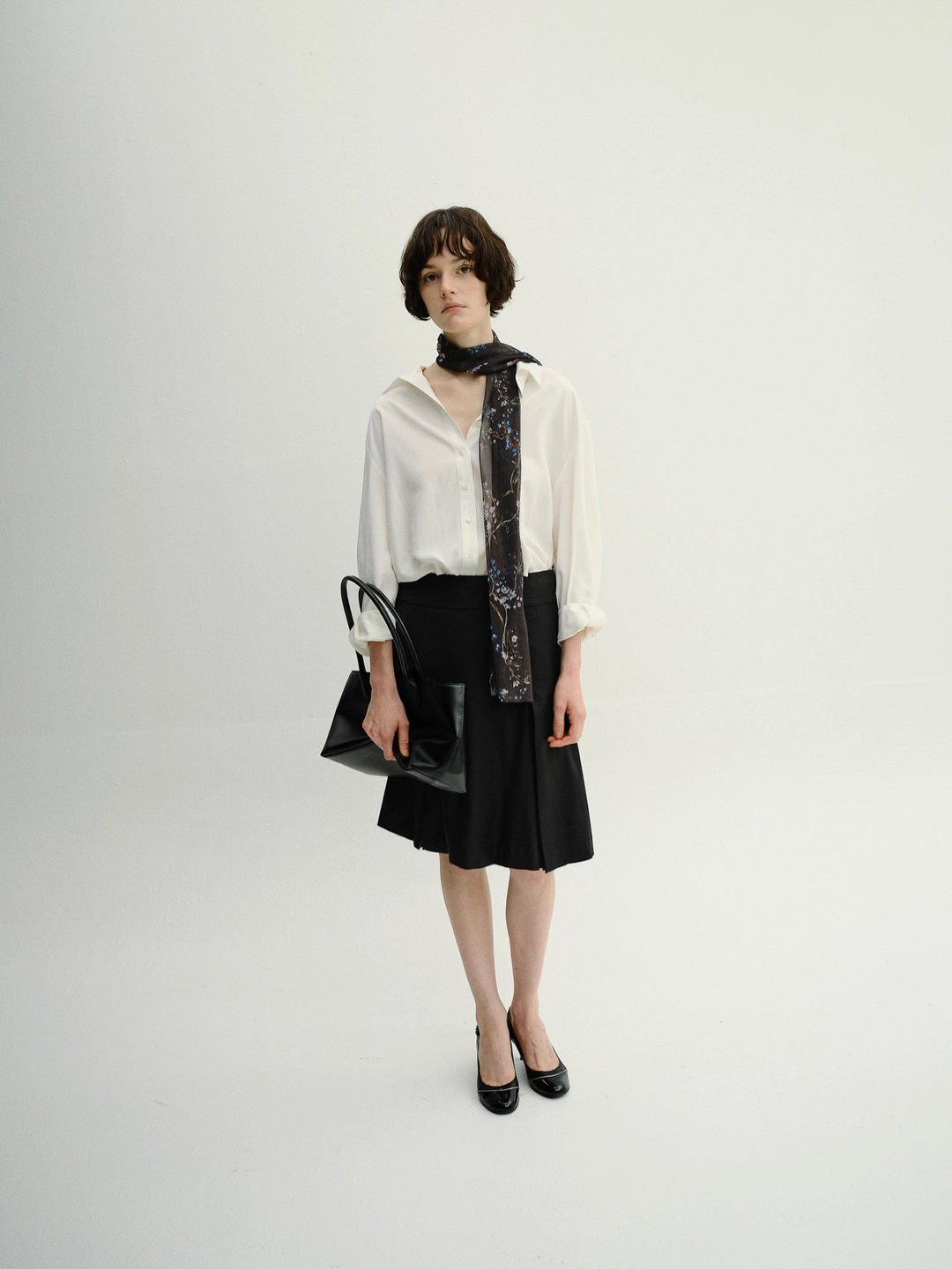 르에 PLIN PINTUCK SHIRTS / WHITE 상품 이미지 1