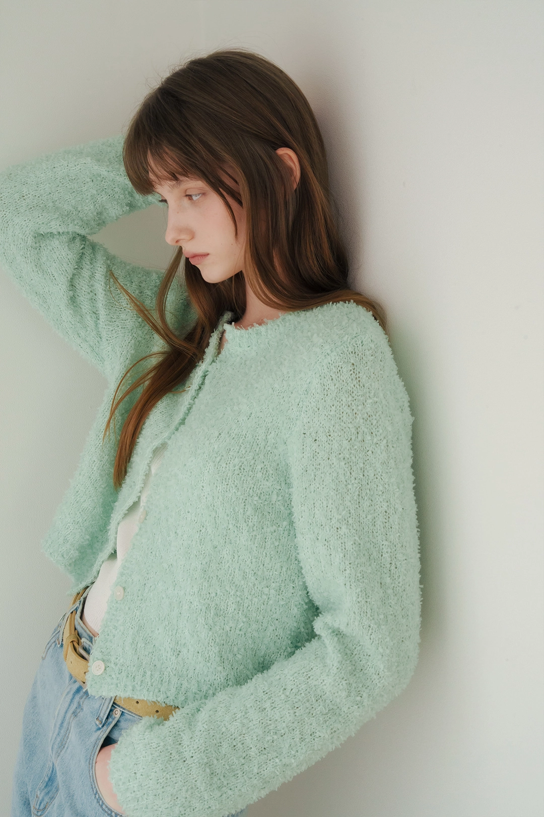 샤드라마 POISE CARDIGAN [ICE MINT] 상품 이미지 2