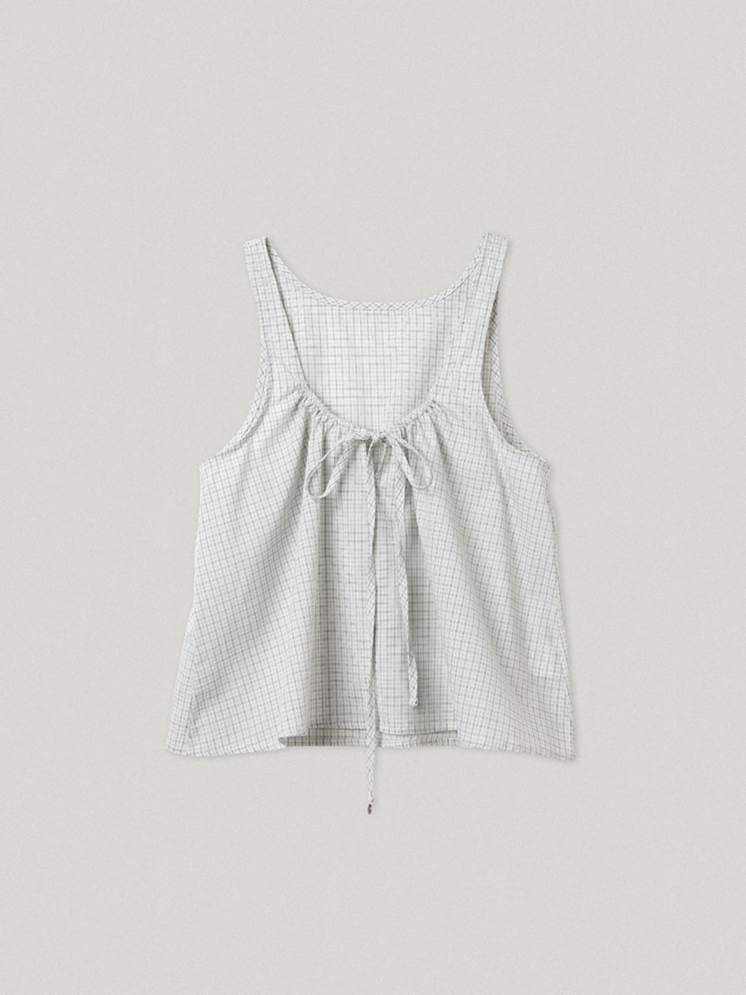 Cou Sleeveless Top Check