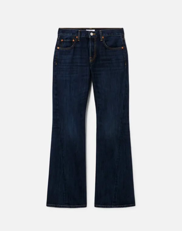 Twisted Mid Rise Bootcut - DK Lady Blue