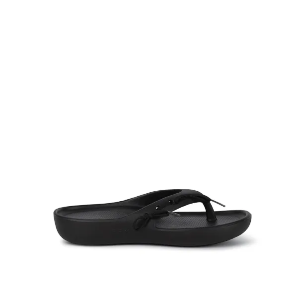FLOWY FLIP-FLOPS / BLACK