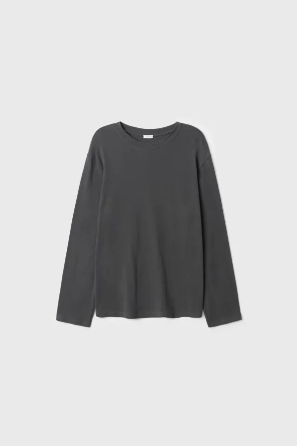 Standard Cotton Long Sleeve (Dark Gray)