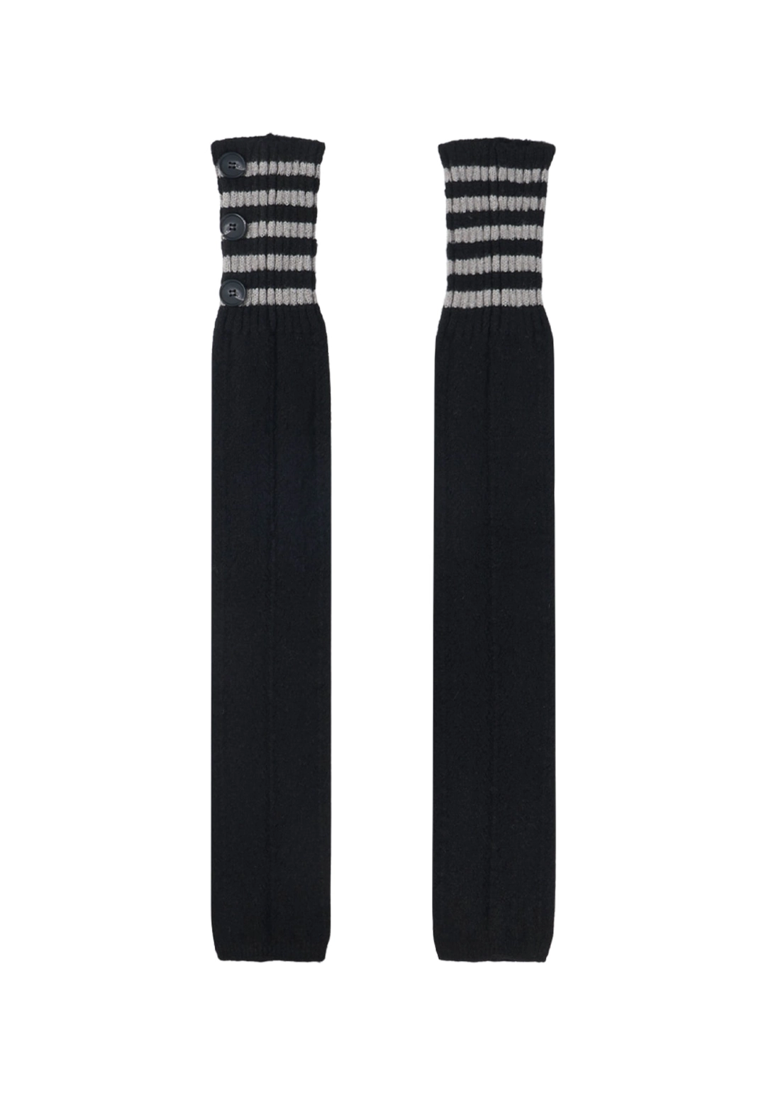 힐다 One-Side Button Leg Warmers [Black] 상품 이미지 2