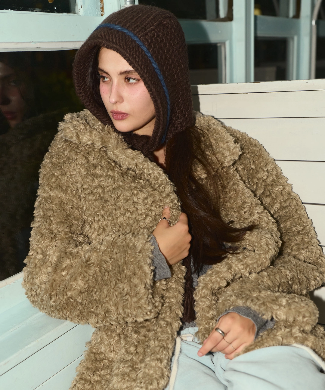 비터셀즈 Muu Handmade Balaclava-Brown 상품 이미지 2