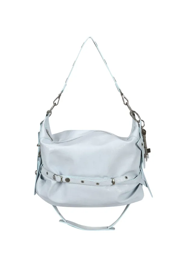 슬라우치 백 & 키링 세트 slouchy bag (soda) & keyring set