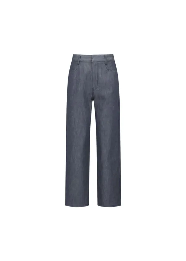 Colored Straight Fit Denim, Blue