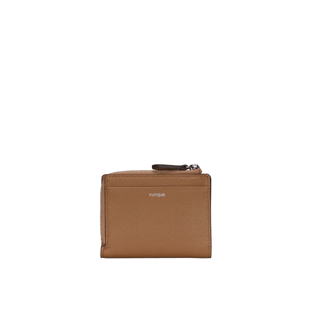 분크 [아울렛] Perfec Flip Half Wallet (퍼펙 플립 반지갑) Caramel Brown 상품 이미지 2