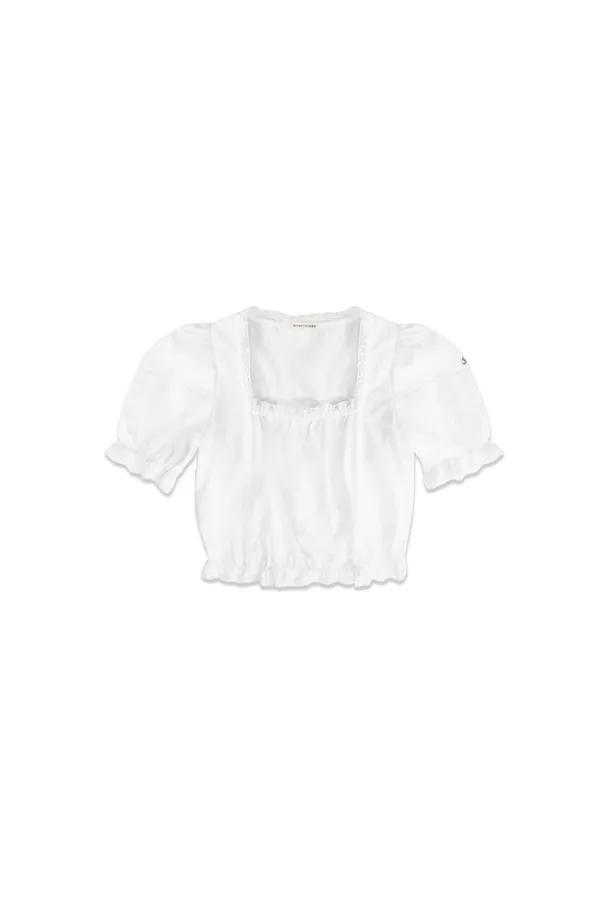 Blanc puff blouse_ivory