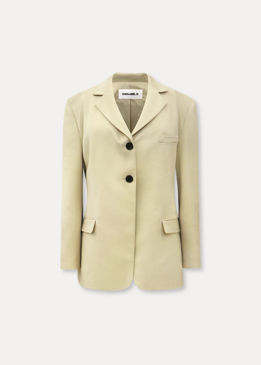 칙스라벨 CHIXLABEL H 빌리 오버핏 자켓 - Butter Beige 상품 이미지 2