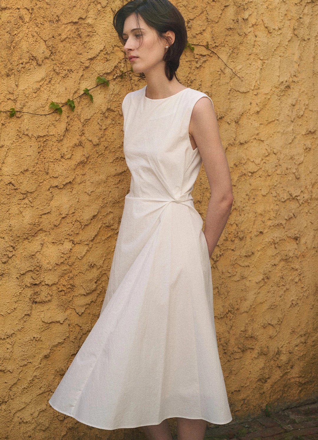 안젤로비안코 Kai Shirring Dress (2COL) 상품 이미지 2