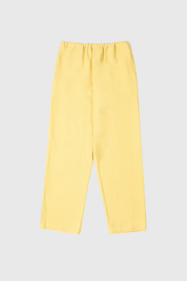 LINEN BANDING PANTS