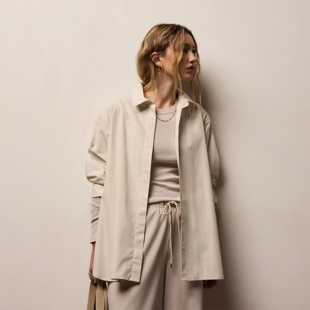 제임스펄스 Supima Poplin Shirt - Light Beige 상품 이미지 2