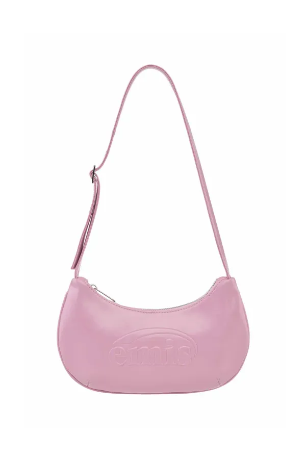 EMBOSSED MINI BAG-PINK