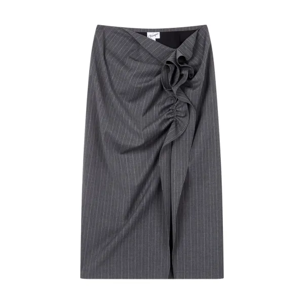 Flore Shirring Skirt (플로르 셔링 스커트) Grey