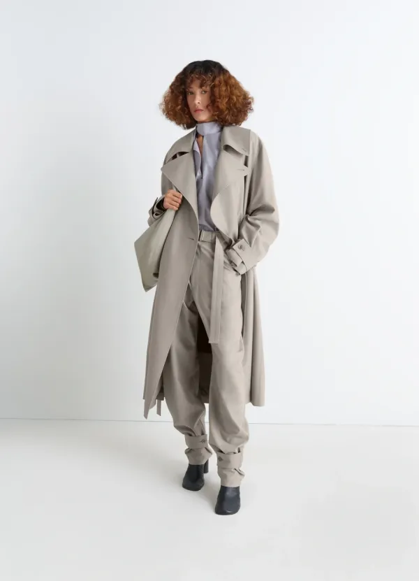 TRENCH COAT WITH DETACHABLE LINING