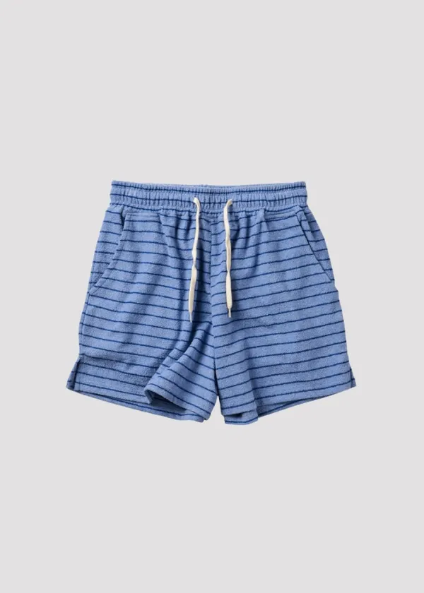 TERRY SHORTS BLUE STRIPE