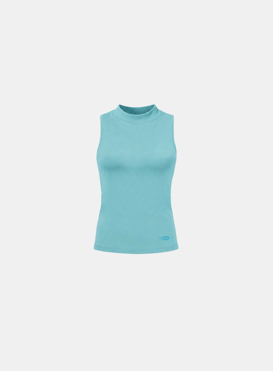 배드블러드 [w-tnk26-054] Everyday Mock-Neck Tank - Mint 상품 이미지 1