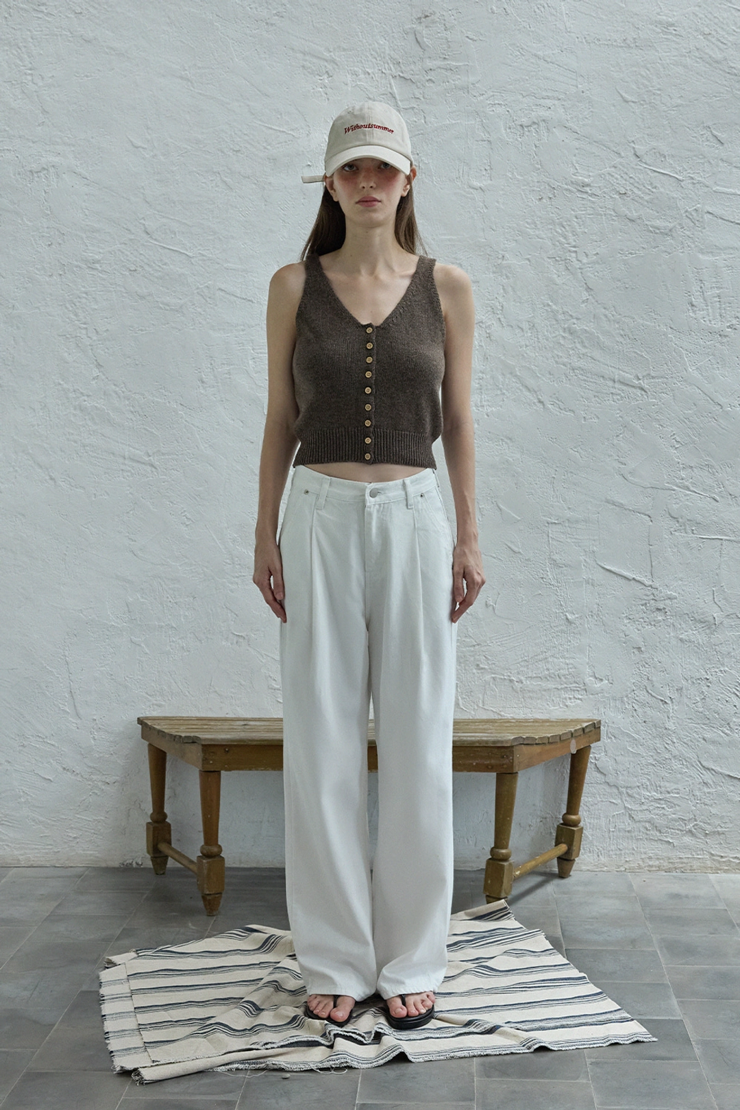 위드아웃썸머 Front pintuck pants 상품 이미지 2