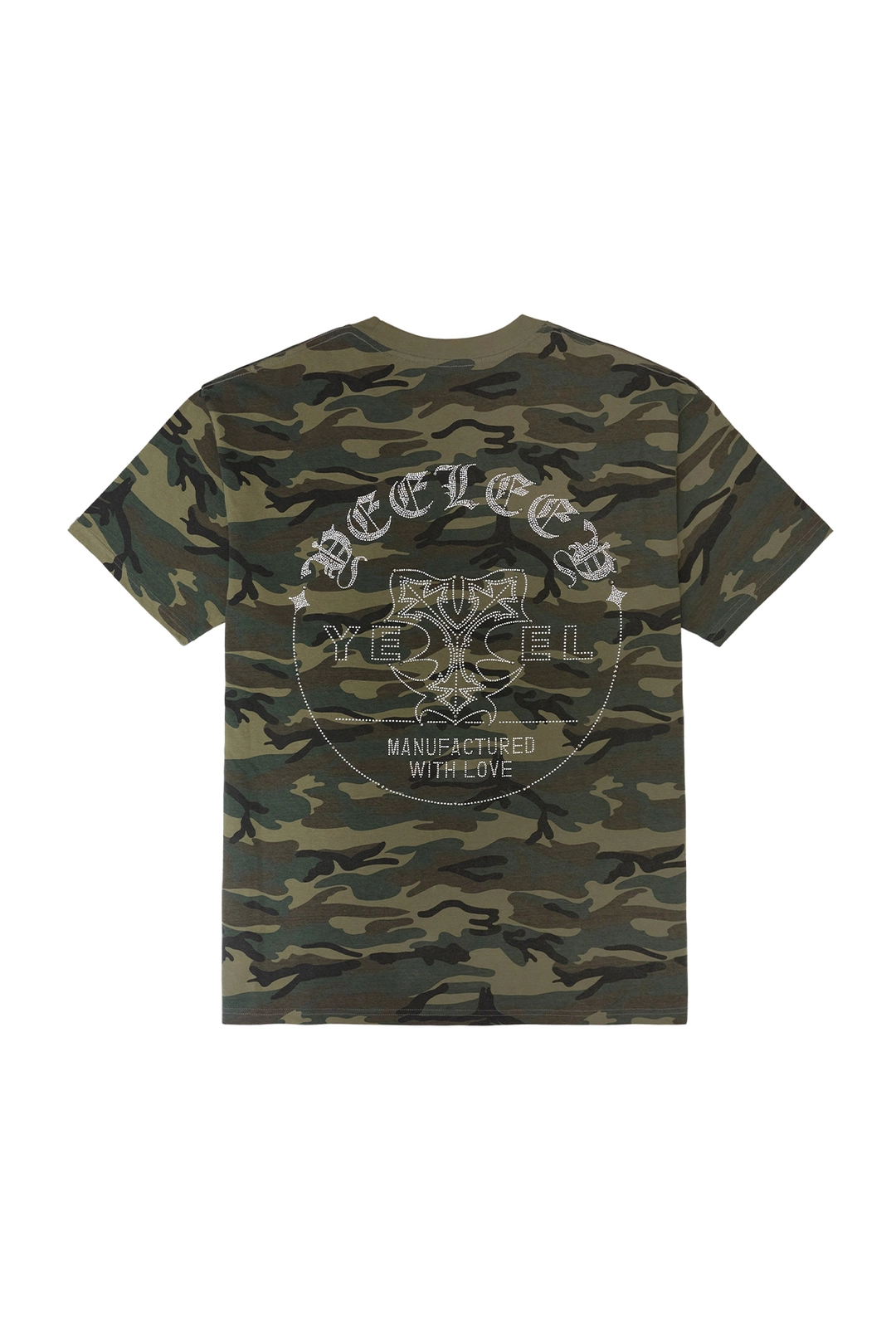 와이이이엘 CUBIC LOGO OVERSIZED T-SHIRT CAMO 상품 이미지 3