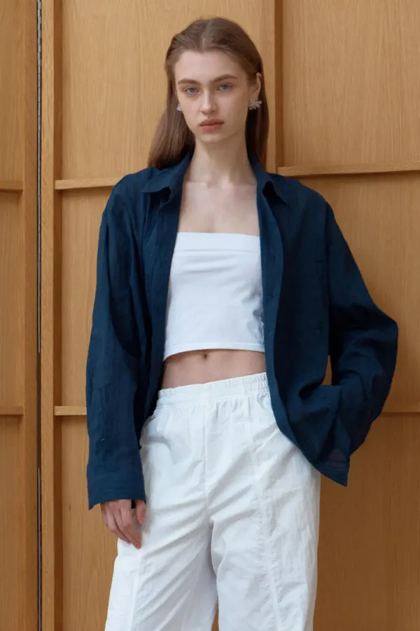 [2차] Loe Organic Shirts_Navy