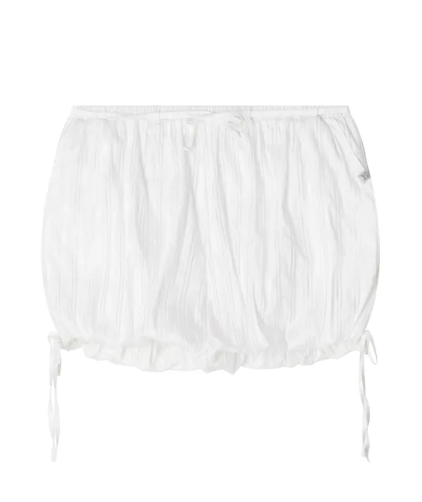 TXT X TSW Striped Balloon Shorts [White]