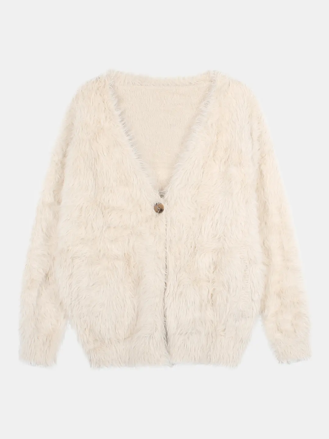 헤더먼트 teddy pocket cardigan (ivory) 상품 이미지 1