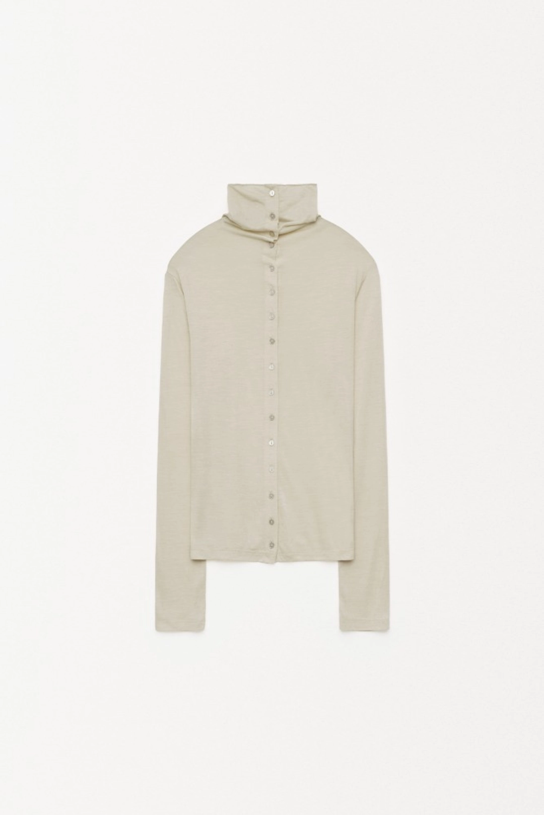 더일마 Apricot Two-Way Turtleneck T-Shirt oatmeal beige, black 상품 이미지 1