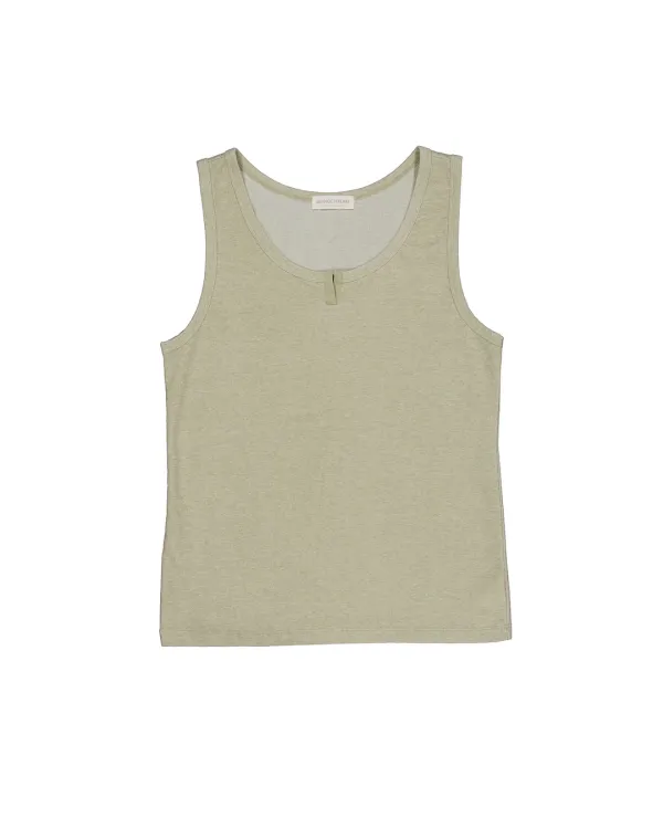 reed sleeveless top (3color)