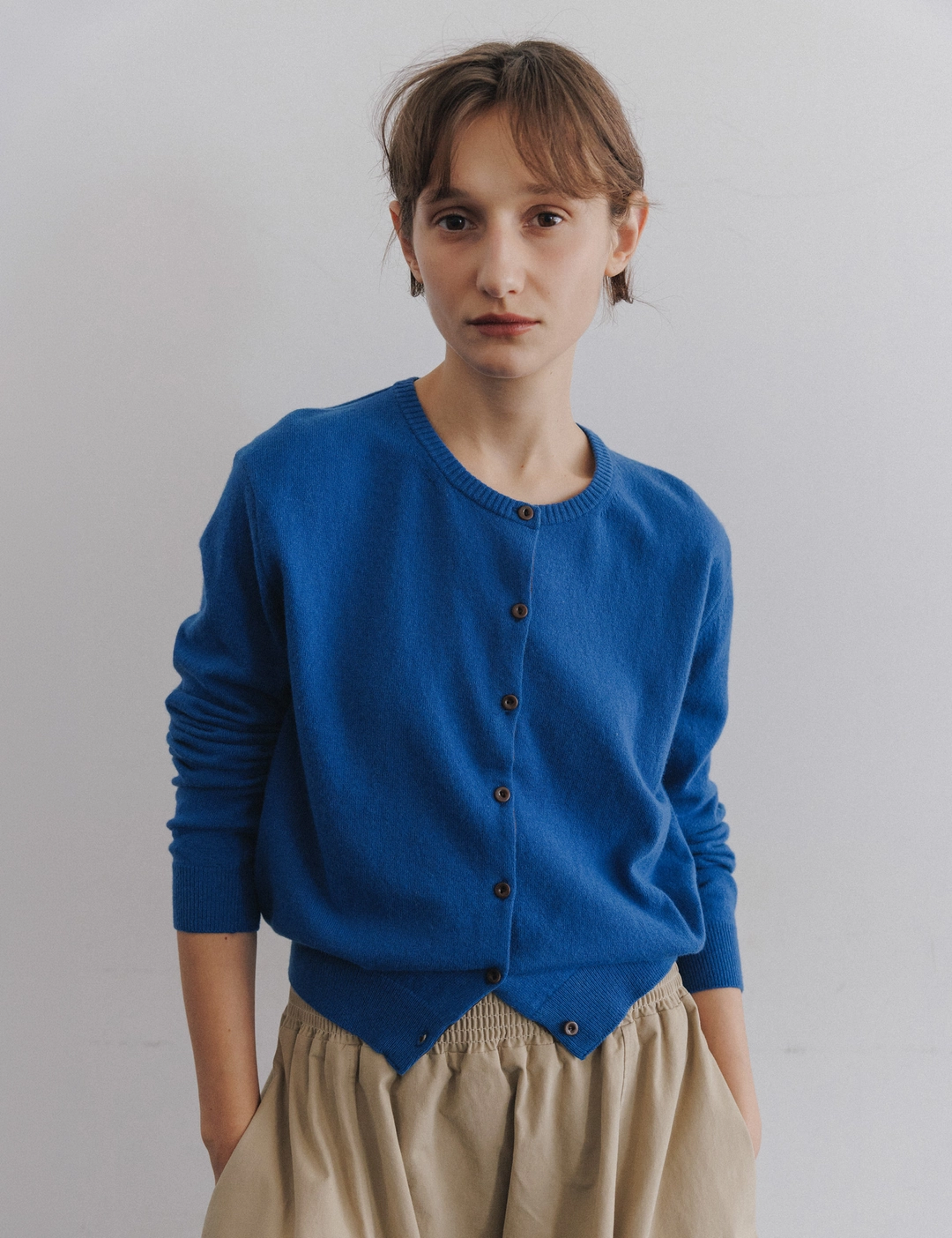 시엔느 Cambon Wool Cardigan (Blue) 상품 이미지 1