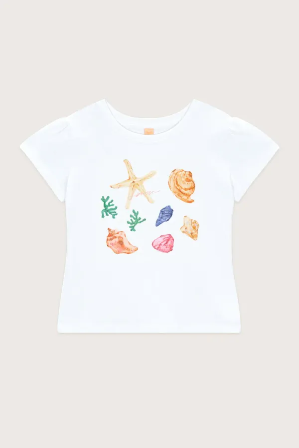 Sea Friends Puff T-Shirt (White)