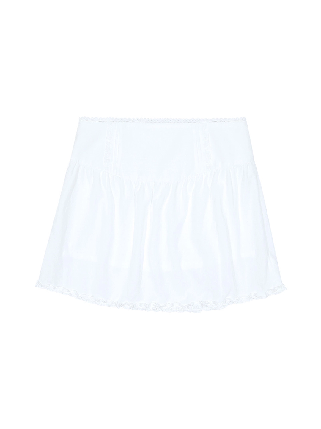 마가린핑거스 LACE PIN TUCK SKIRT (WHITE) 상품 이미지 3