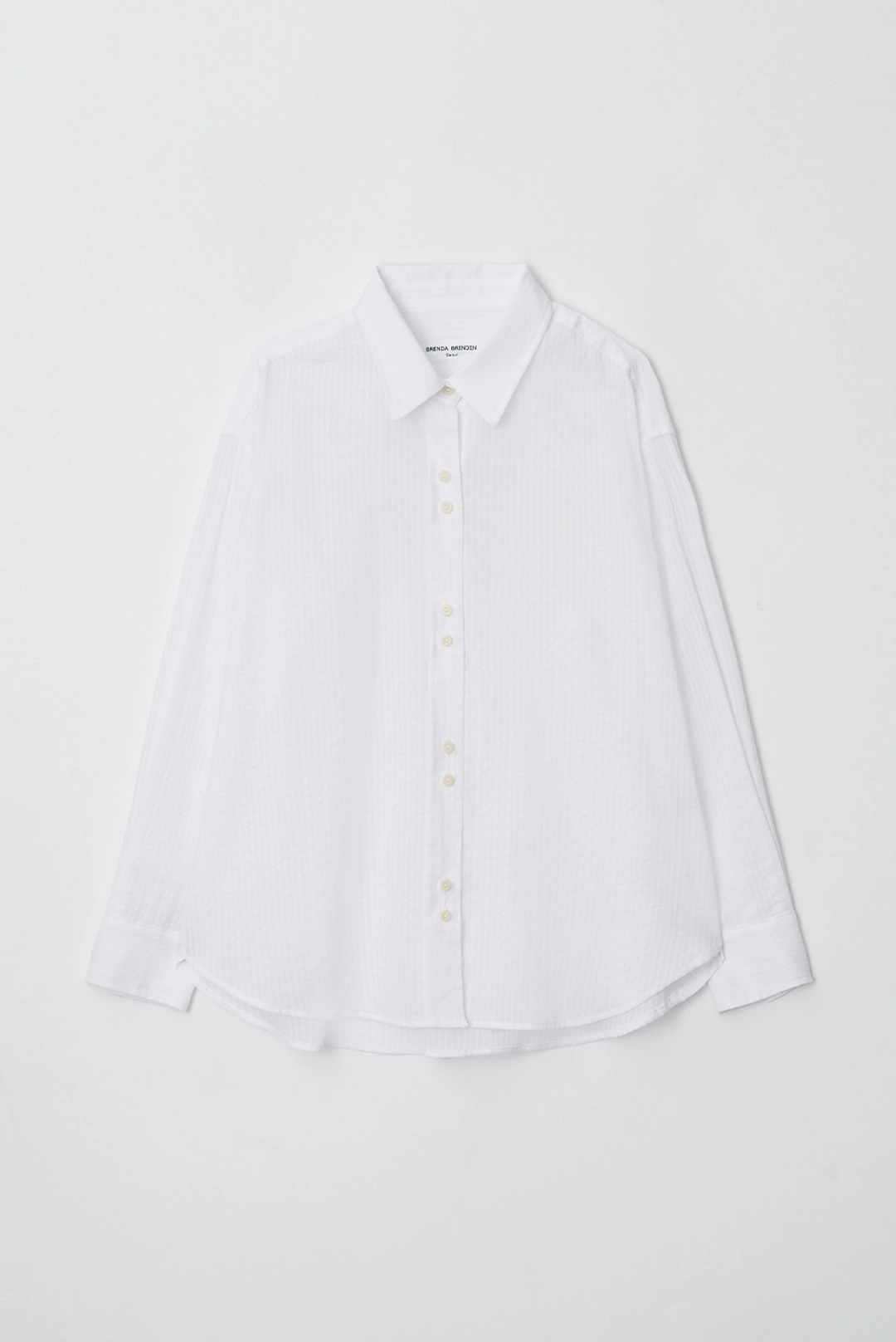 브렌다 브렌든 renee summer shirts - white 상품 이미지 1