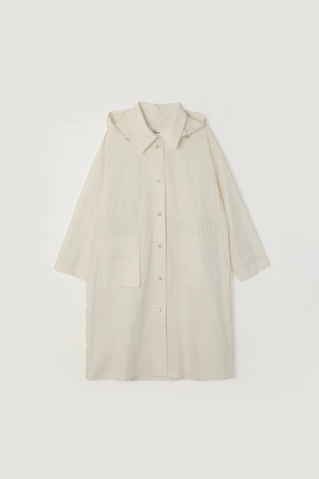 세이지먼트 MASS HOOD TRENCH COAT_IVORY 상품 이미지 1