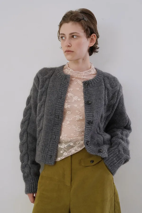 Layered lace blouse_pink