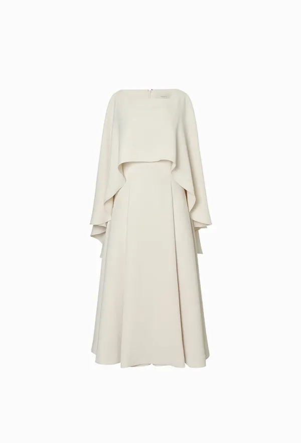 Maylin Cape Long One-Piece (Cream)