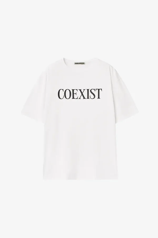 COEXIST 티셔츠 IVORY