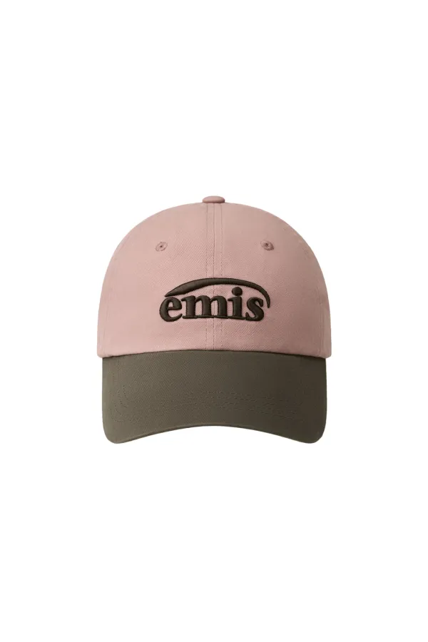 WASHED TWO TONE BALL CAP-PINK