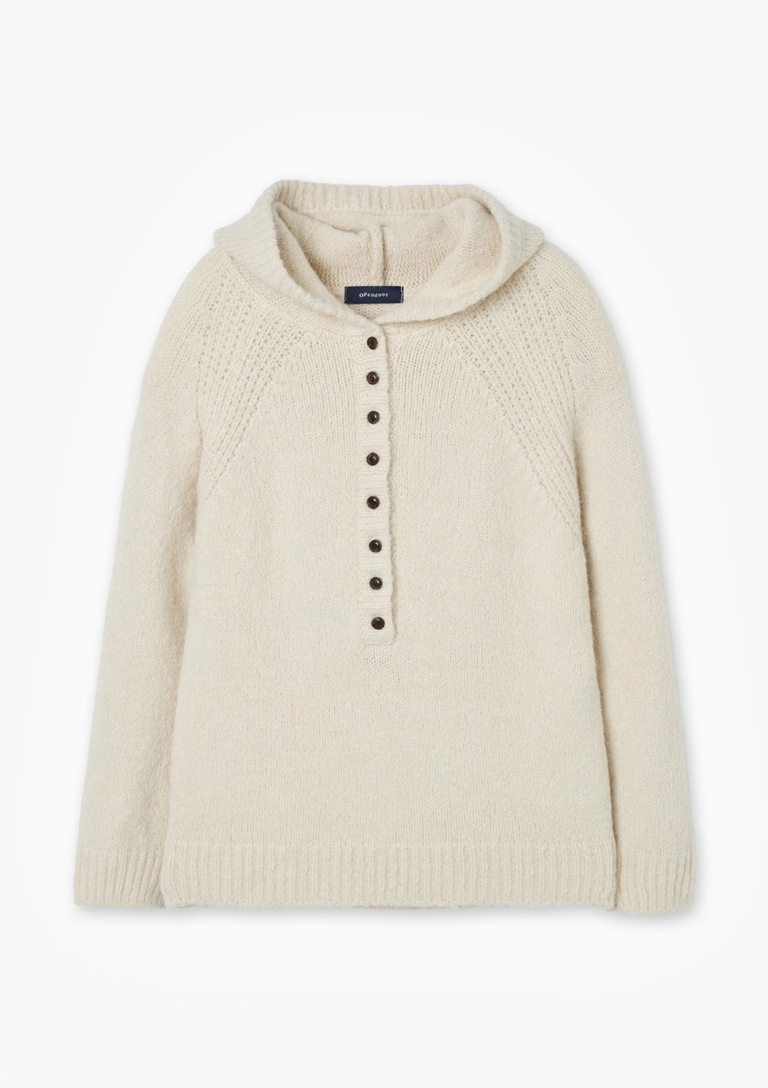 오픈도어 Cloud Alpaca Hoodie Knit Ivory 상품 이미지 1