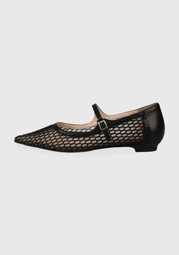 Mystic Mesh Mary Jane Black