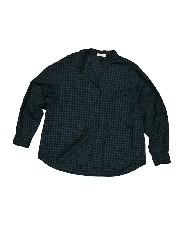 [online exclusive]owen check shirt (green)