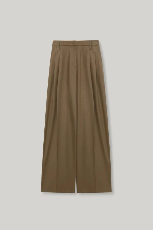 Labello Wide Wool Pants
