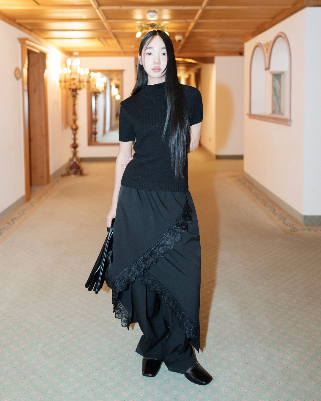 유노이아 charmant lace skirt (open, 단독 주문 시 선발송) 상품 이미지 2