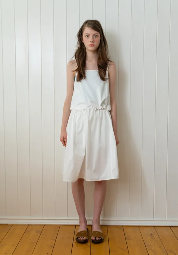 Button Sleeveless dress