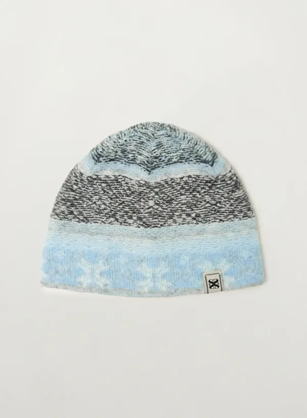 Nordic Knit Beanie - Sky Blue