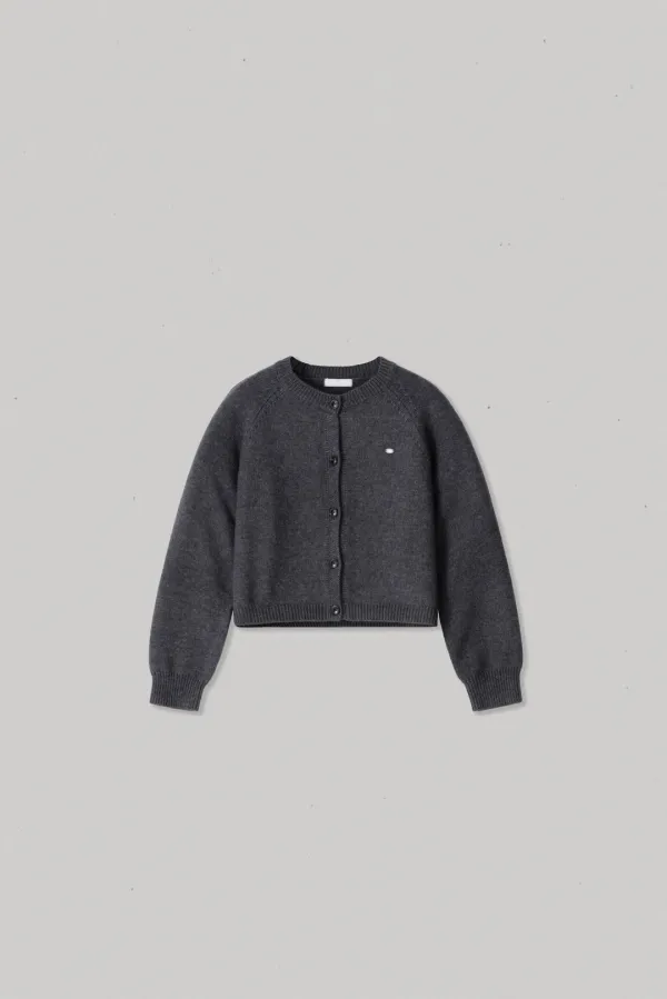 38483_Wool Cashmeme Raglan Knit Cardigan  TD
