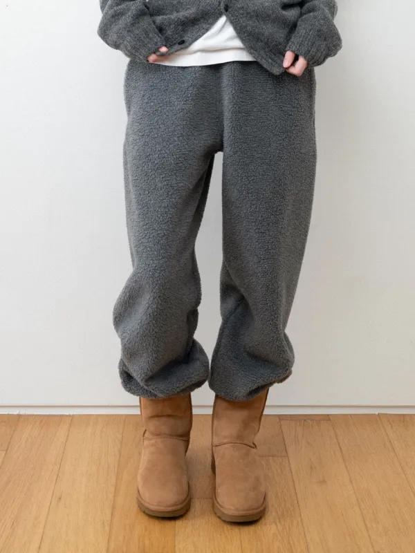[4th] Cooper fleece sweatpants_charcoal grey